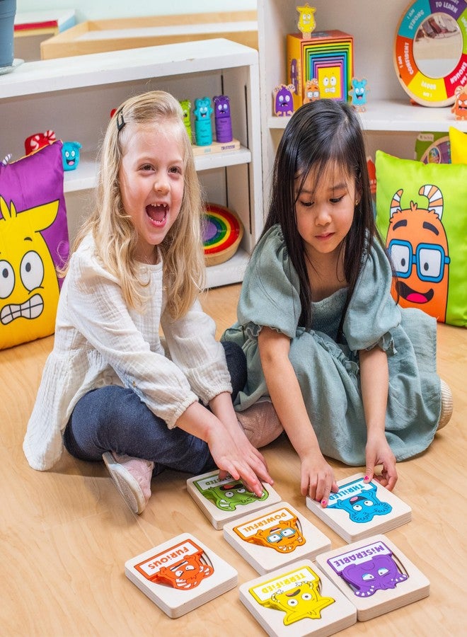 Open The Joy Layered of Emotions Puzzles - 24-Piece Emotional Regulation Puzzle for Kids | SEL Learning Tool for Identifying & Expressing Emotions | Wooden Puzzle for Ages 4+ - Image 2